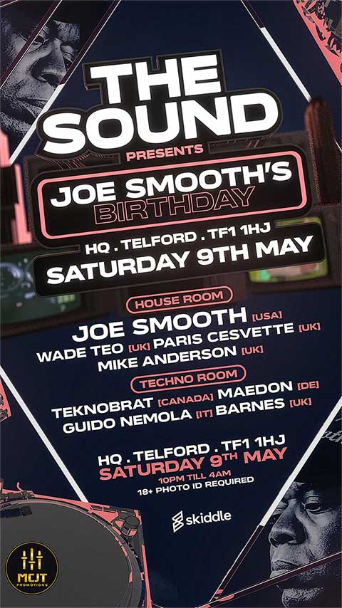 House and Techno Event Flyer